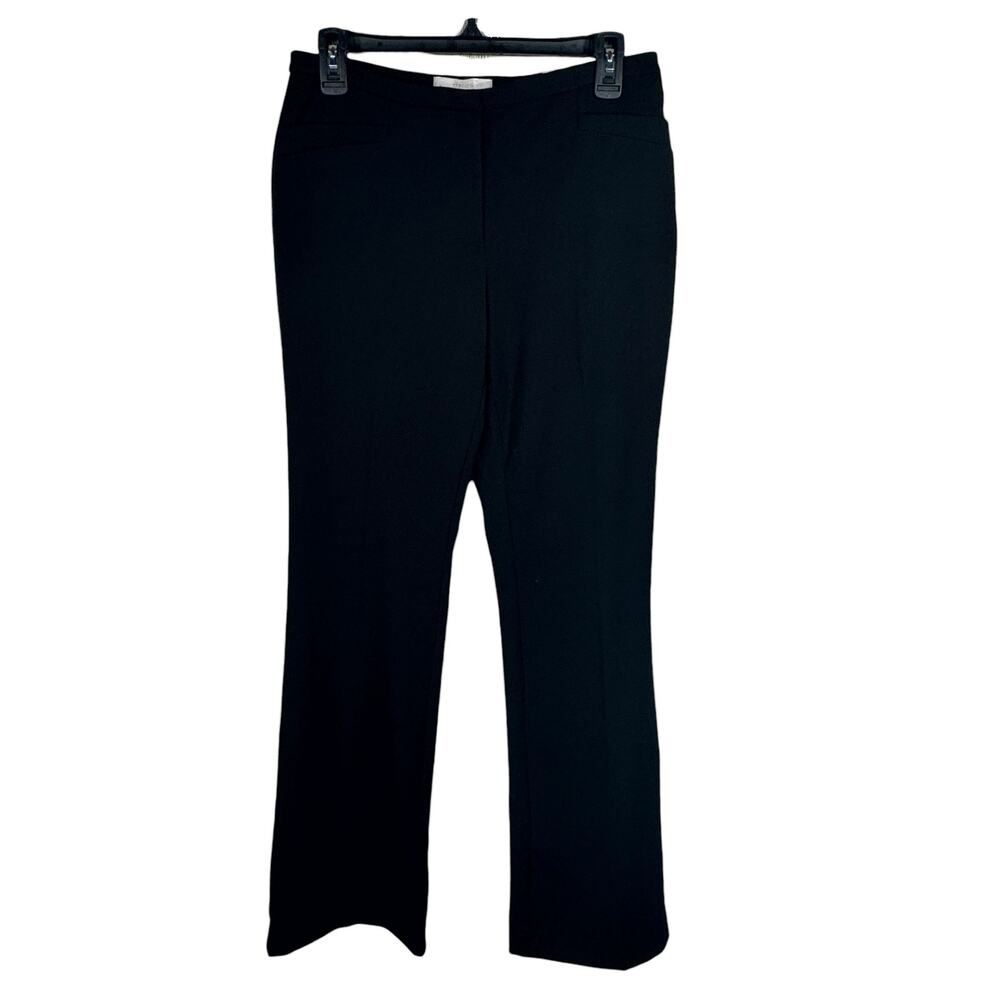 Chico’s SZ 00 (X-Small) Metro Wide Leg Trouser Pants Slims Pockets Stretch New